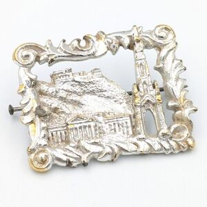 Vintage Scotland Edinburgh Castle brooch pin
